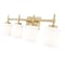 Z-Lite Cadoc 4 Light Vanity, 31.5in. W x 9in. H, Modern Gold 622-4V-MGLD - alternate 6